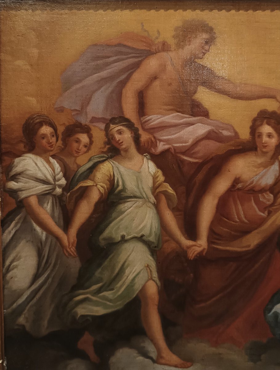 TABLEAU "AURORE" MILIEU DU 19ème SIÈCLE-photo-4