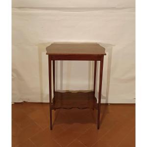 TABLE BASSE AVEC PEINTURES FIN 19ème SIÈCLE