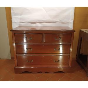 Second Half Of The 19th Century Mahogany Chest Of Drawers 