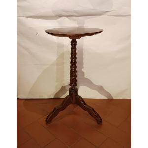 TABLE BASSE GUÉRIDON EN NOYER MILIEU DU 19ème SIÈCLE