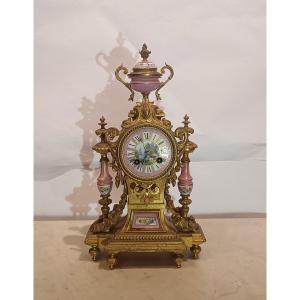 Second Half Of The 19th Century Anthomonium And Sèvres Porcelain Clock