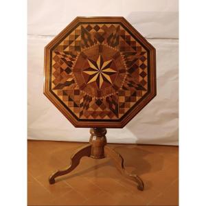 Second Half Of The 19th Century Inlaid Coffee Table