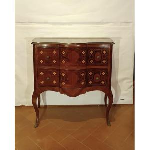 COMMODE MARQUETÉE DÉBUT 20ème SIÈCLE