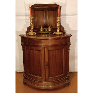Late 19th Century Walnut Corner Cabinet
