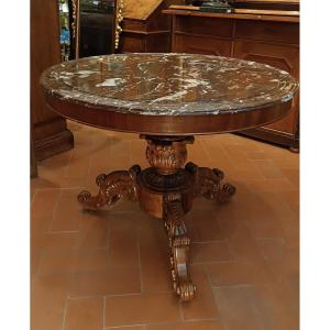 TABLE BASSE LOUIS-PHILIPPE MILIEU DU 19ème SIÈCLE