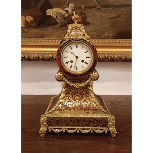 Mid-19th Century Boulle Inlaid Clock
