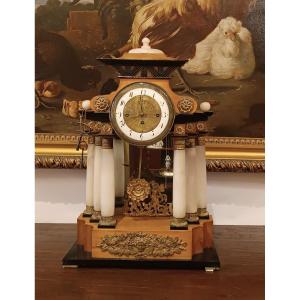 Early 19th Century Viennese "temple" Clock