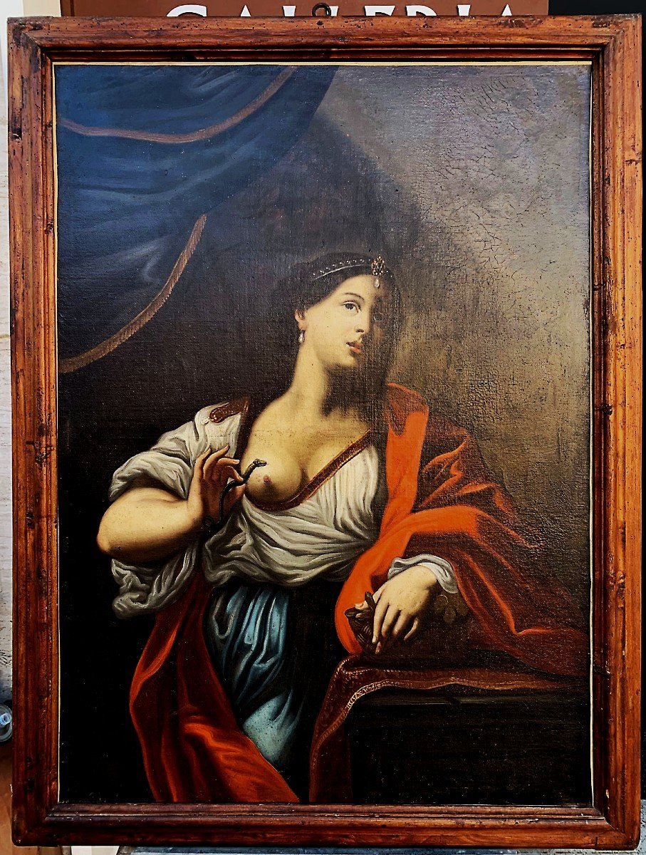 Mort De Cléopâtre, Seconde Moitié Du XVIIe Siècle Sphère Du Giandomenico Cerrini (1609 -1681)