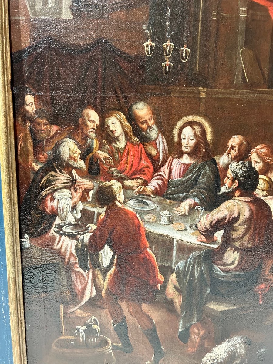 "last Supper", 17th Century Bassano School.-photo-2