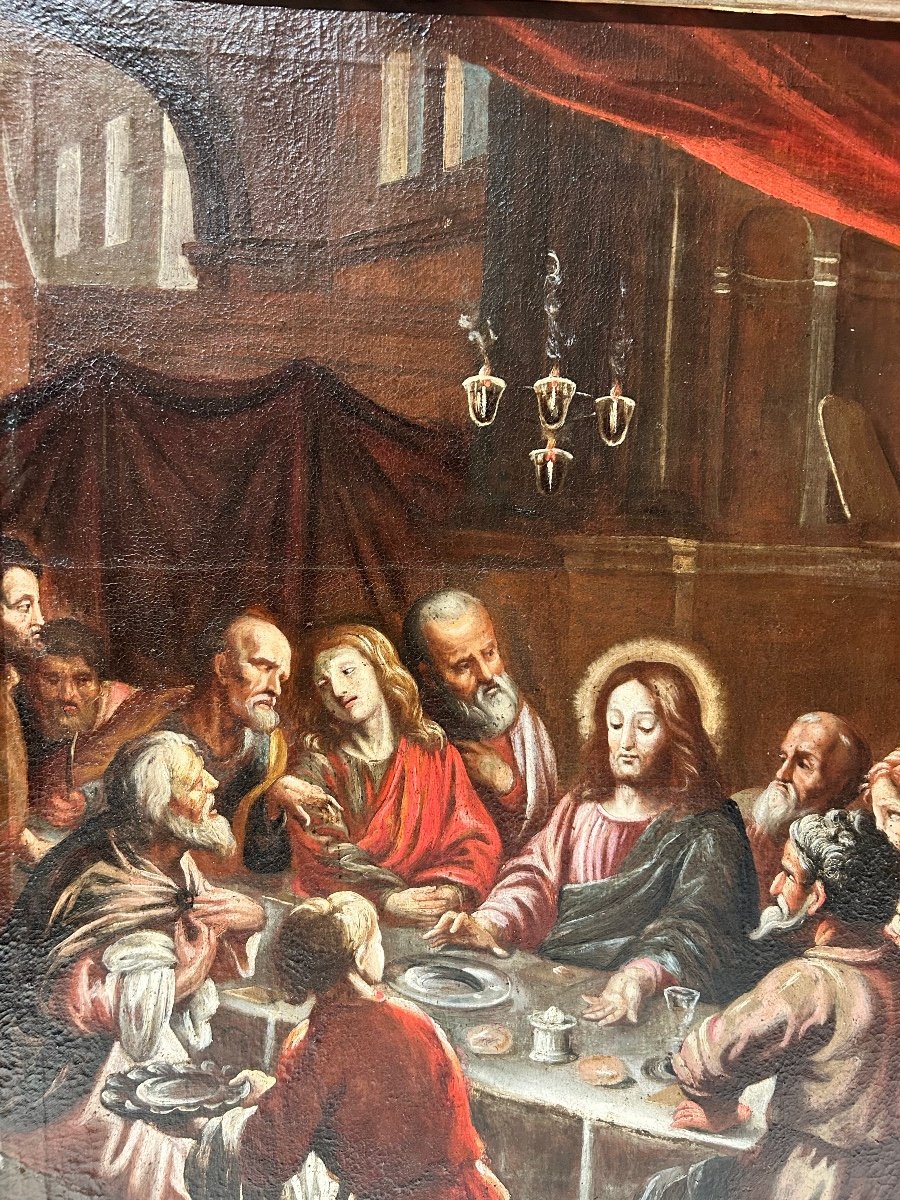 "last Supper", 17th Century Bassano School.-photo-4