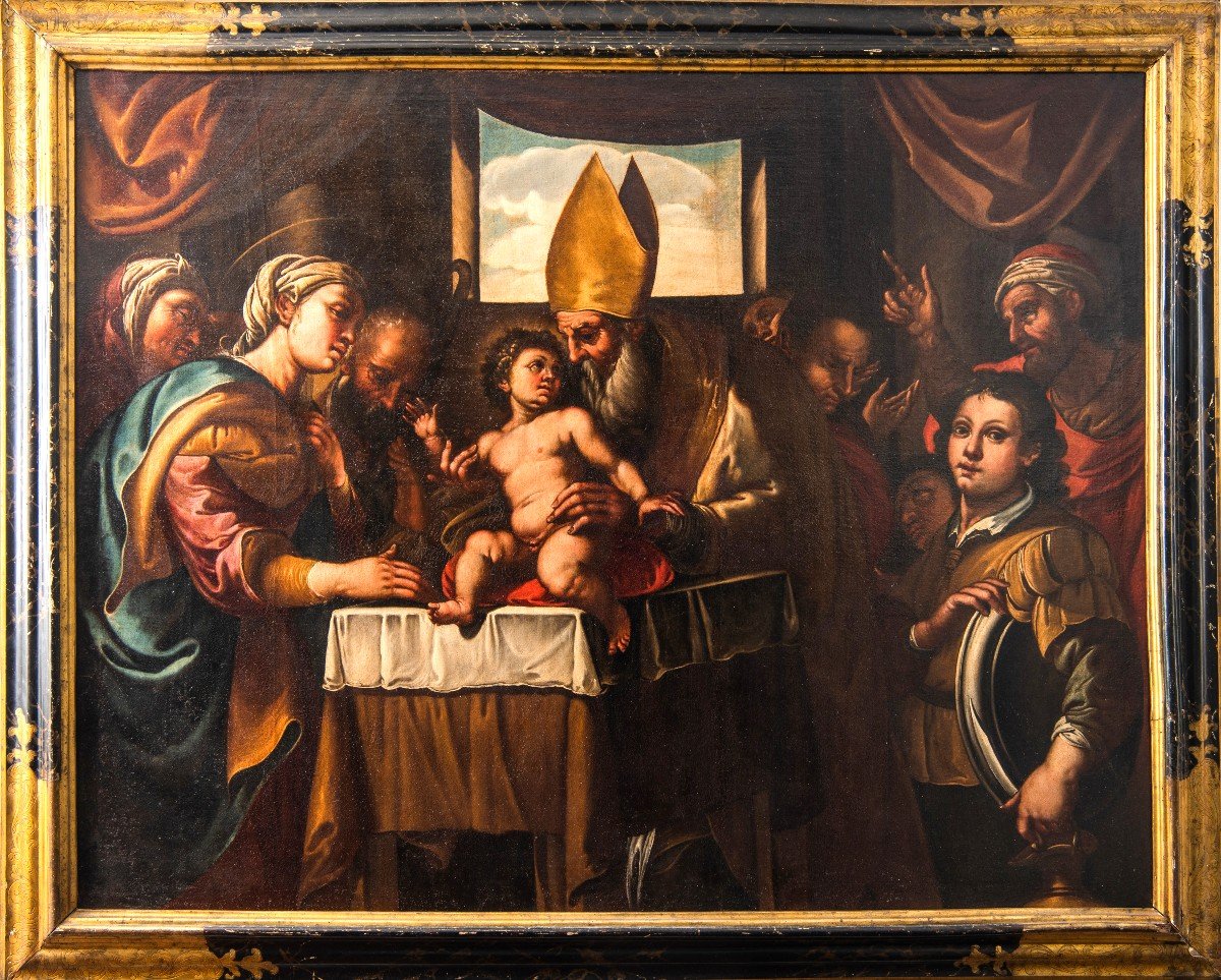 Circumcision Of Jesus - 195 X 124 - First Half Of The 17th Century Ferrau Fenzoni Et Atelier