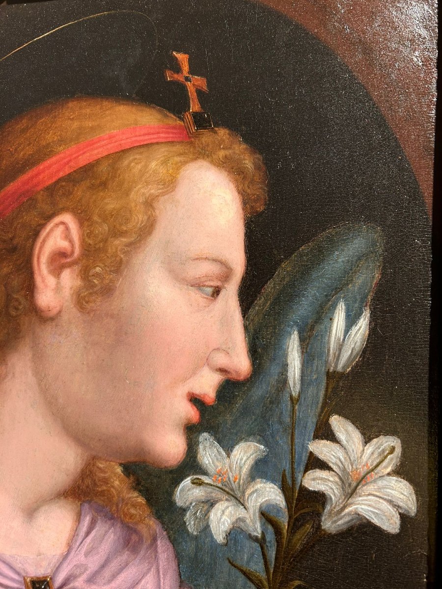 Announcing Angel Announcing Angel From The Florentine School Of San Marco (1520-30)-photo-3