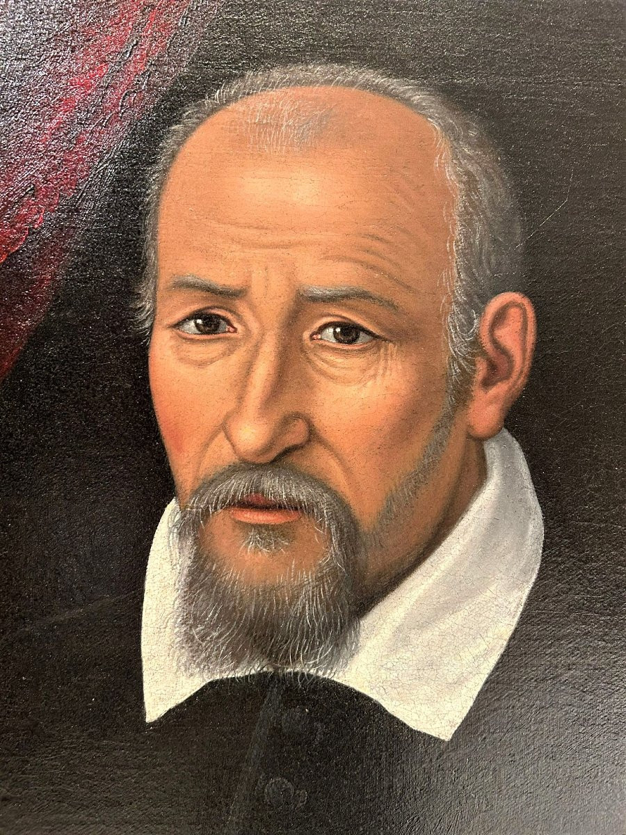 Bolognese Portrait Painter Depicting A Member Of The Florentine Della Rena Family-photo-3