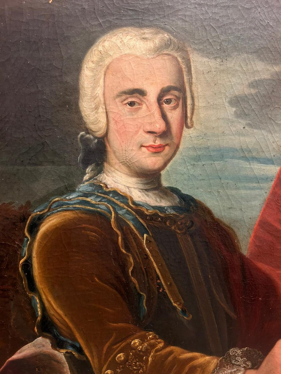 Portrait Of A Noble Knight From The First Half Of The 18th Century-photo-2