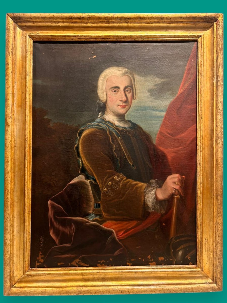 Portrait Of A Noble Knight From The First Half Of The 18th Century-photo-4