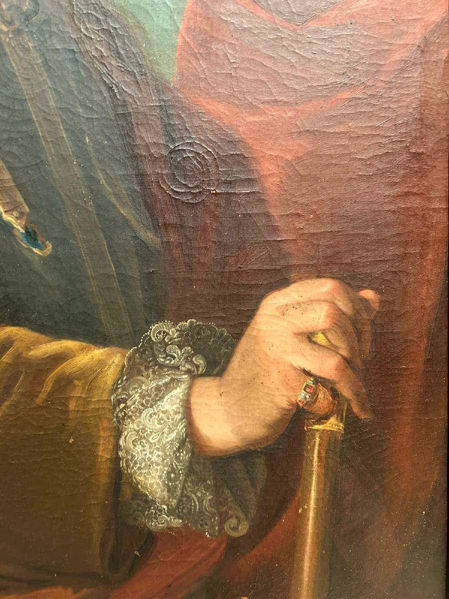 Portrait Of A Noble Knight From The First Half Of The 18th Century-photo-4