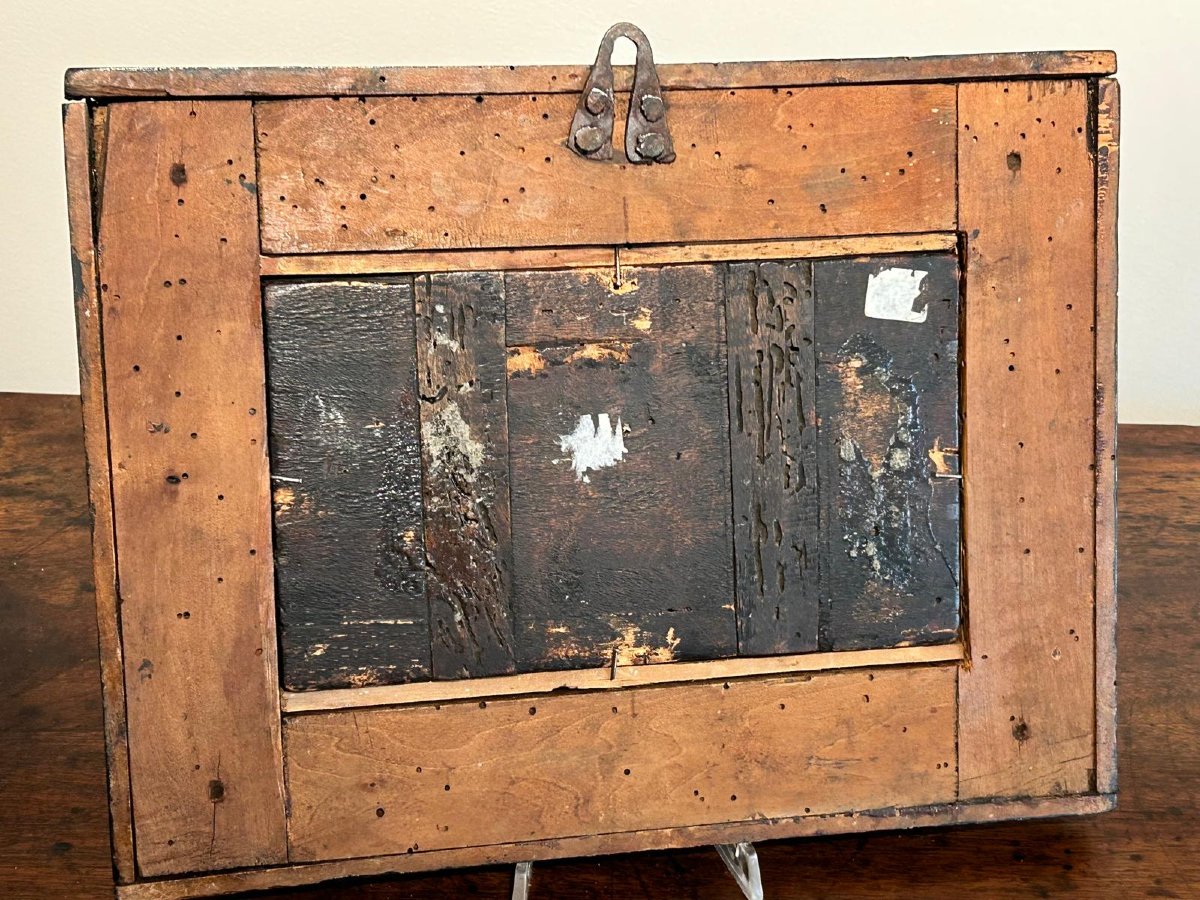 Prayer In The Garden Of Gethsemane, Oil On Panel From The School Of Ferrara, 16th Century.-photo-3