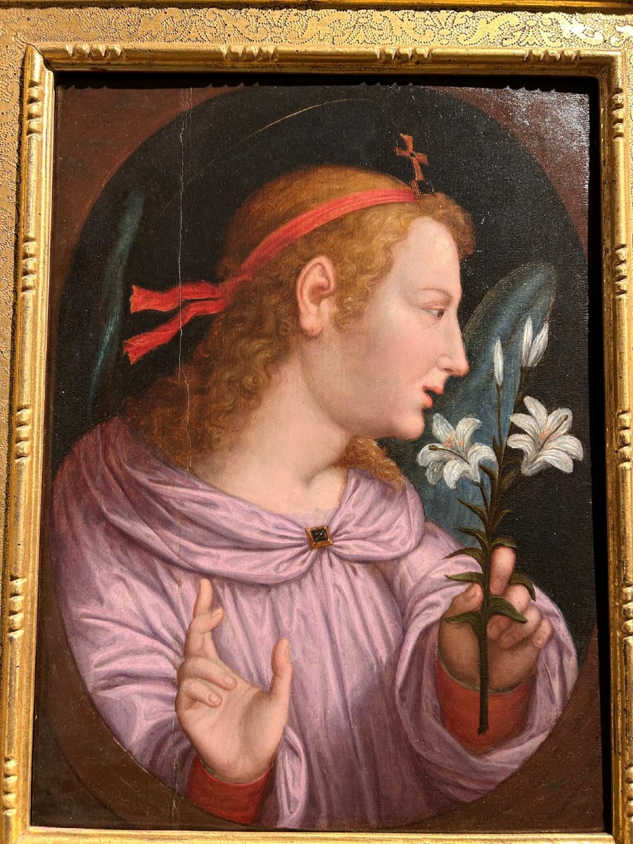 Ange Annonçant Ange Annonçant De l'école Florentine De San Marco (1520-30)-photo-2