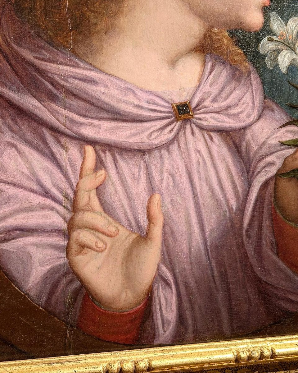 Ange Annonçant Ange Annonçant De l'école Florentine De San Marco (1520-30)-photo-2