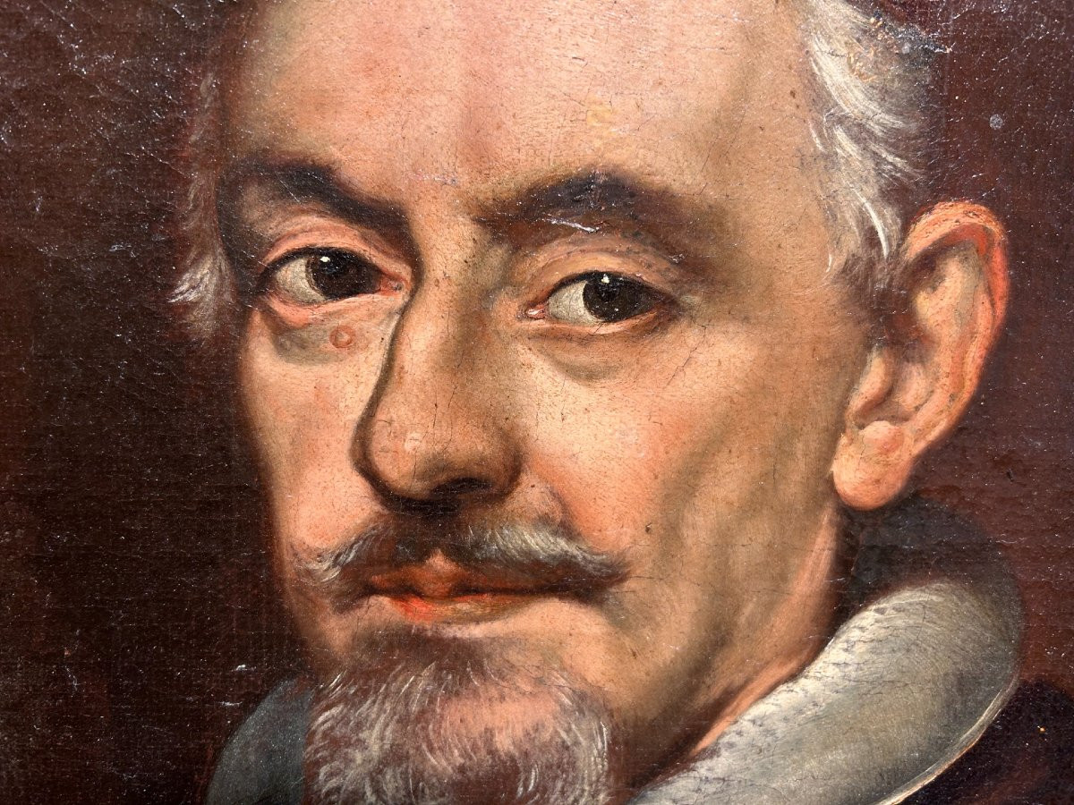 Portrait Of Cardinal Giulio Sacchetti From The Second Half Of The 17th Century.-photo-2