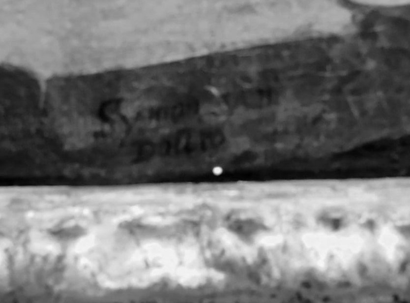 Voyage de chasse avec un fauconnier, signé par le maître Simon Van Douw (1630 - 1677)-photo-6