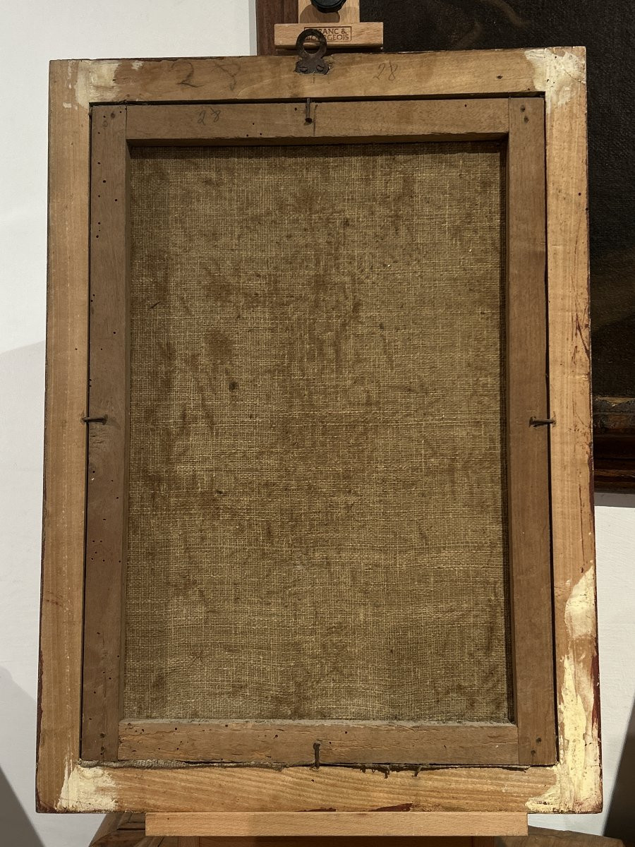 Portrait d'une jeune fille noble de la fin du XVIIIe siècle-photo-1