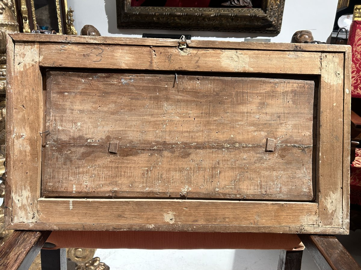 Oil On Panel With Dancing Cupids, 17th Century Italian School.-photo-2