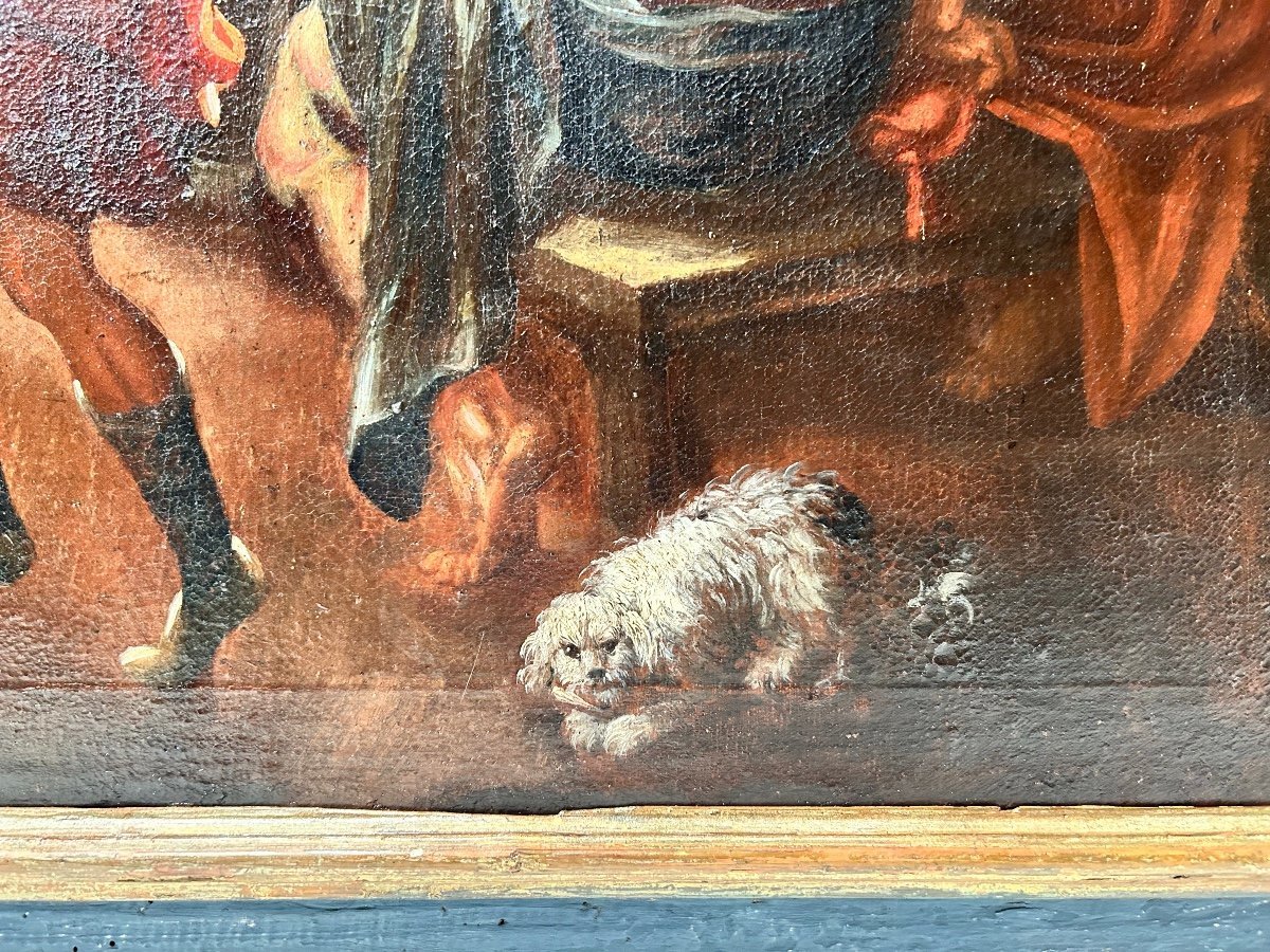 "La Cène", école de Bassano premiere du XVIIe Siècle.-photo-2