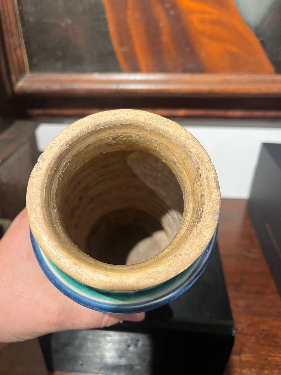 Montelupo Pharmacy Jar, First Half Of The 16th Century.-photo-1