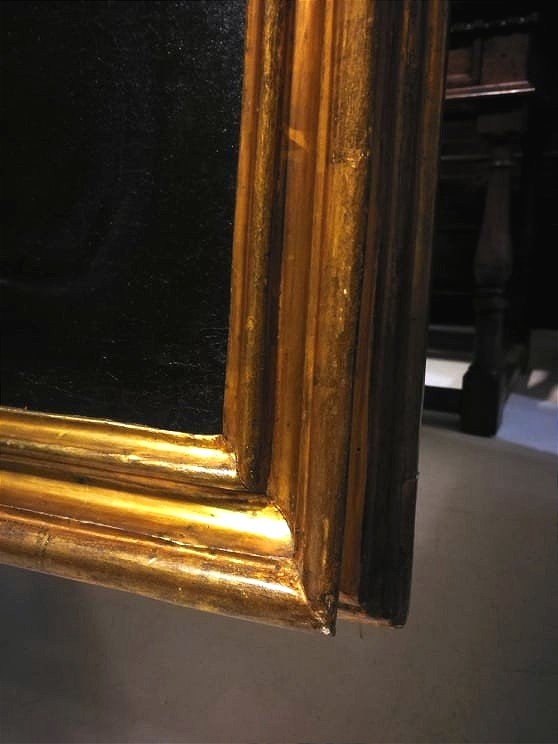  Scène rurale Attr. à Peter Roos avec cadre originaux (145 X 96 Cm) -photo-5