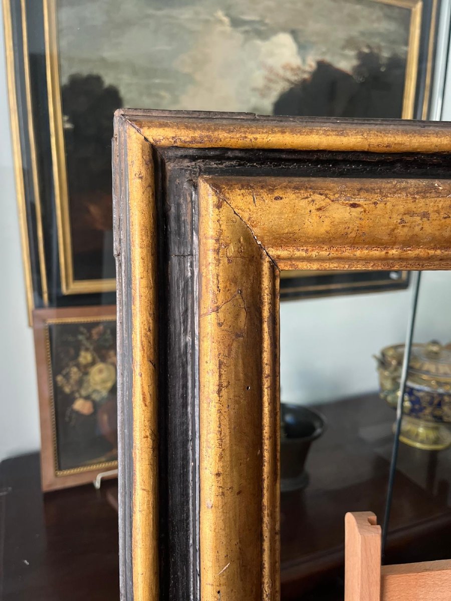 Cadre en laque et or du XVIIe siècle.-photo-3