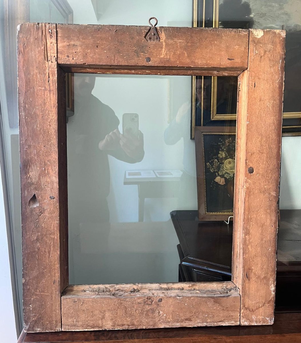 Cadre en laque et or du XVIIe siècle.-photo-2