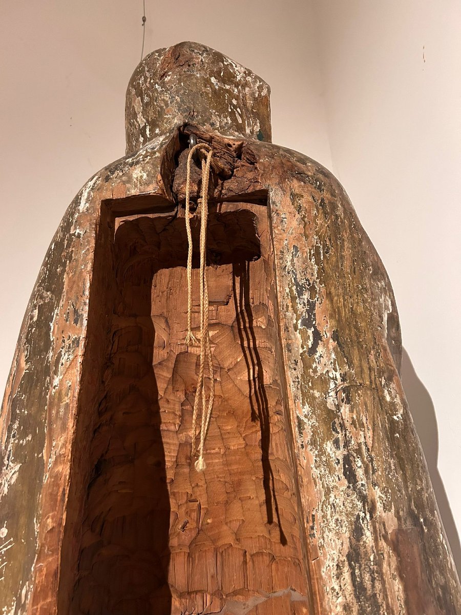 Sant'anna En Bois Doré Et Polychrome Du Début Du XVIe Siècle, Sienne.-photo-4