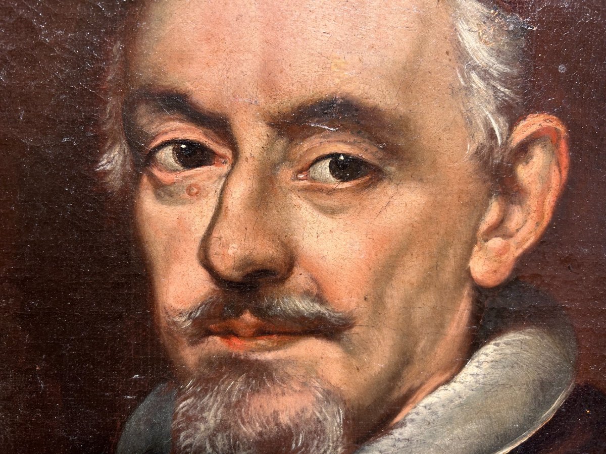 Portrait Du Cardinal Giulio Sacchetti De La Seconde Moitié Du XVIIe Siècle.-photo-2