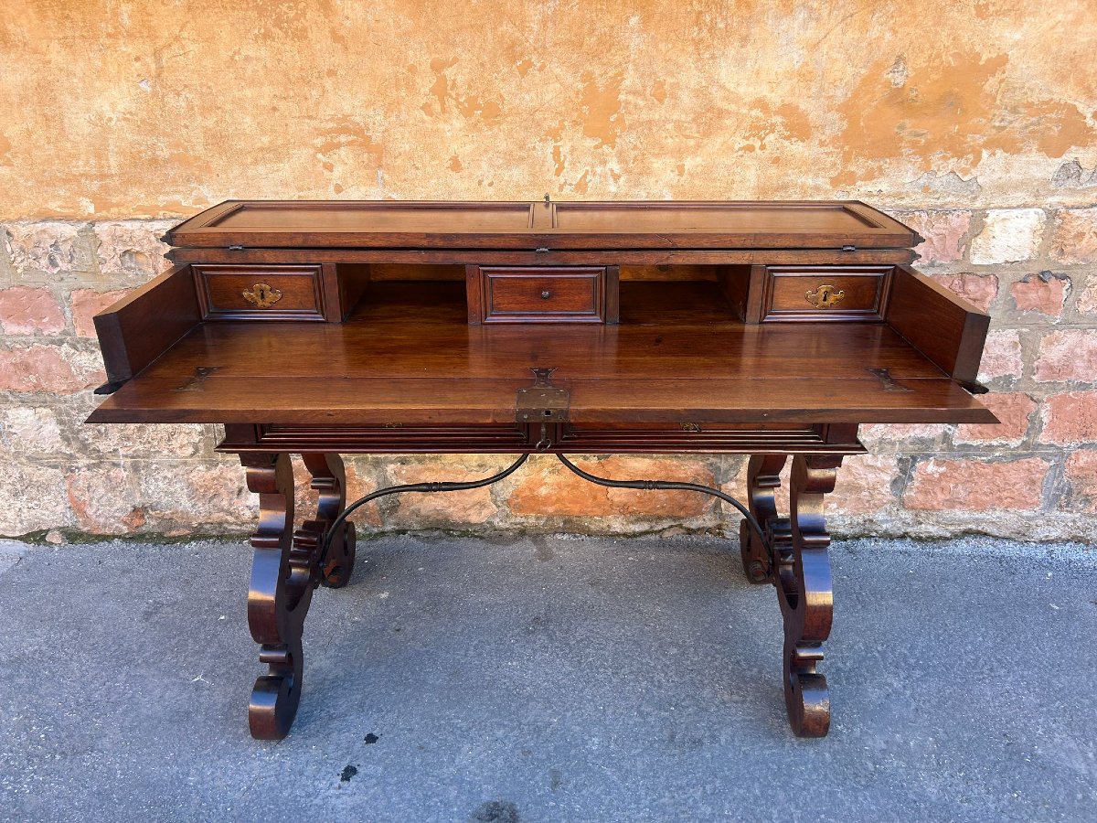 Tuscan "san Filippo" Writing Tacle Desk From XVIIth Century-photo-1
