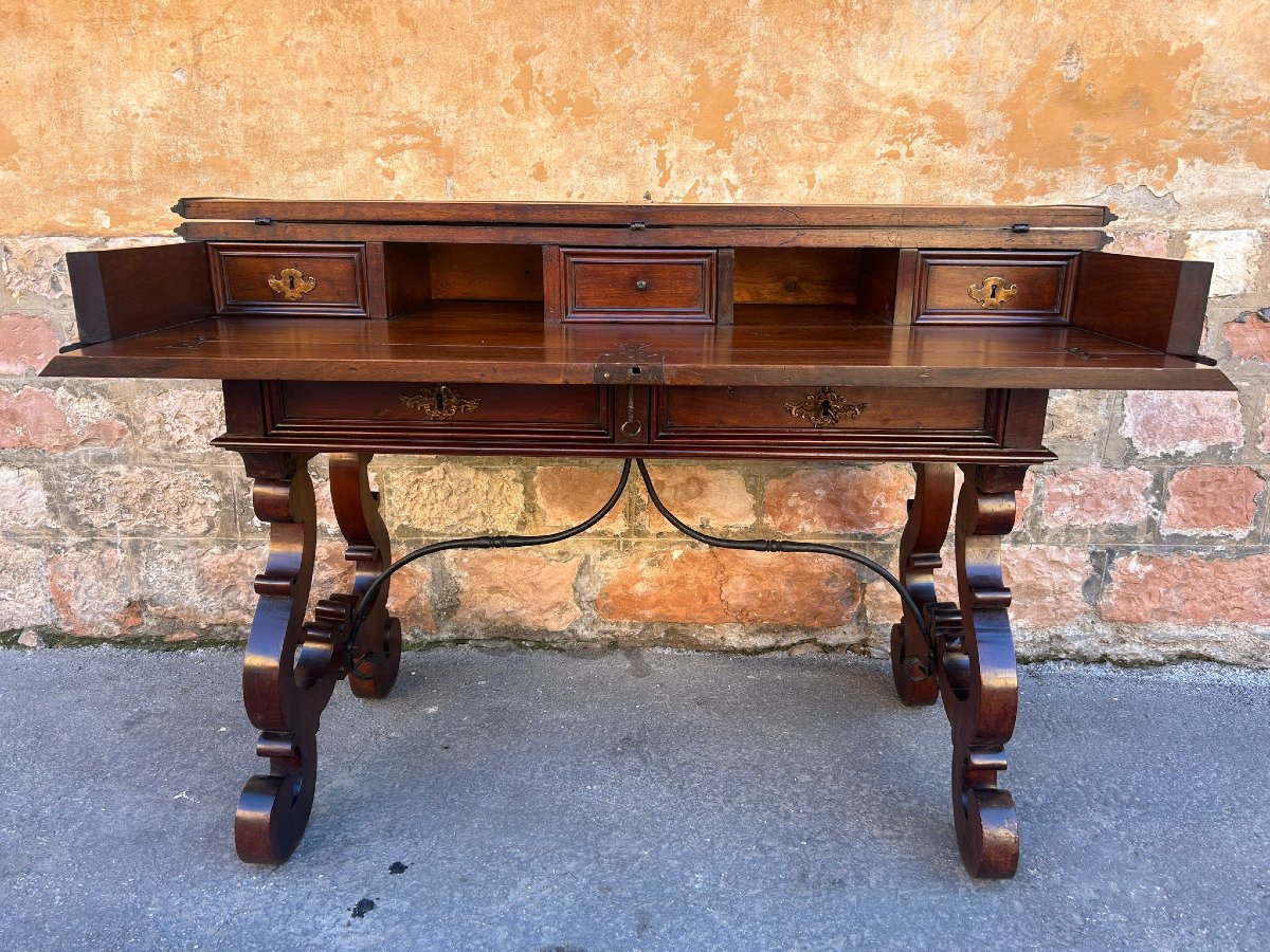 Tuscan "san Filippo" Writing Tacle Desk From XVIIth Century-photo-2