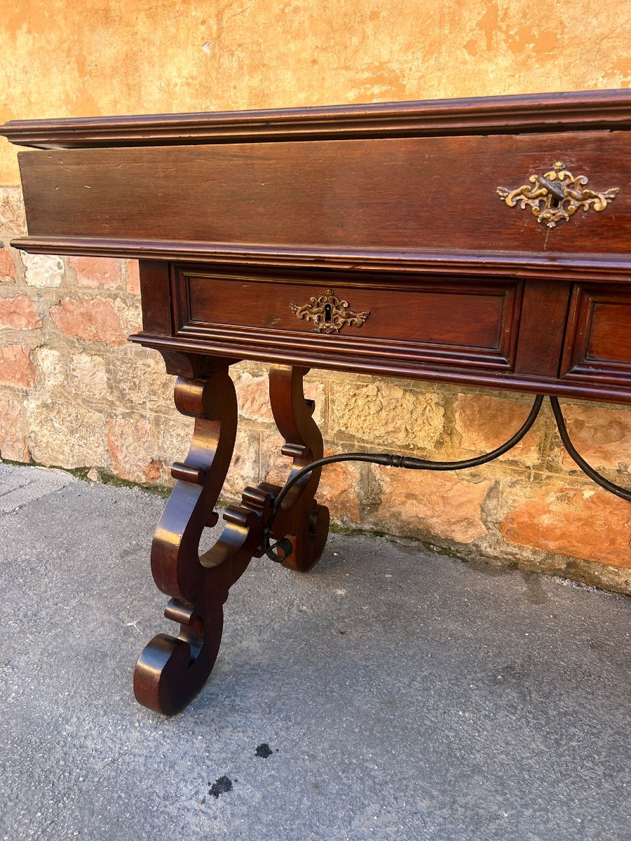Tuscan "san Filippo" Writing Tacle Desk From XVIIth Century-photo-6