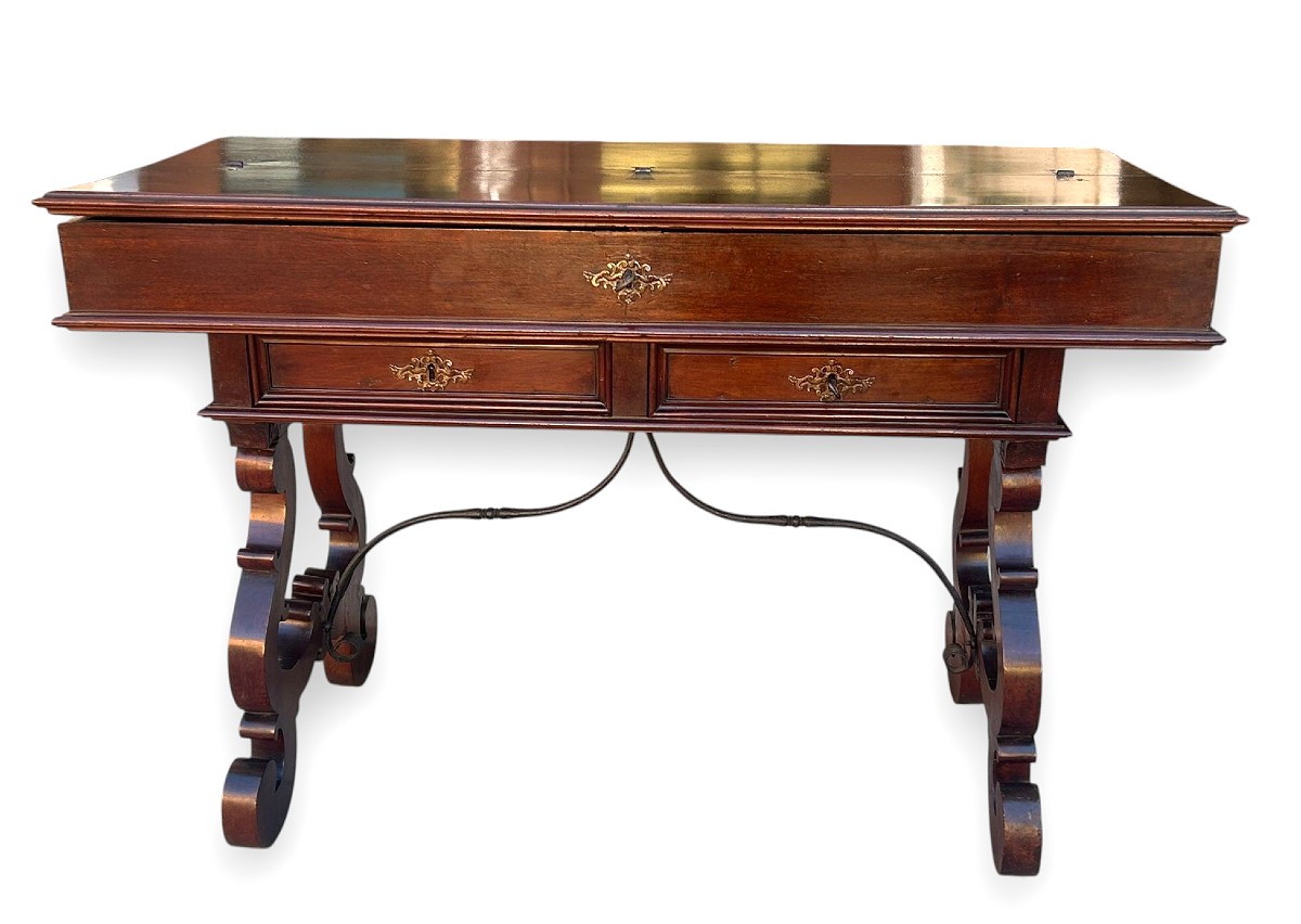 Tuscan "san Filippo" Writing Tacle Desk From XVIIth Century