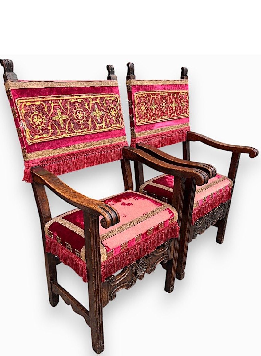 17th Century High Chairs, Lombardy.-photo-2