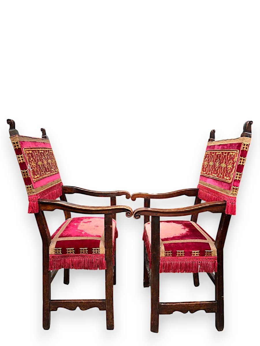 17th Century High Chairs, Lombardy.-photo-1