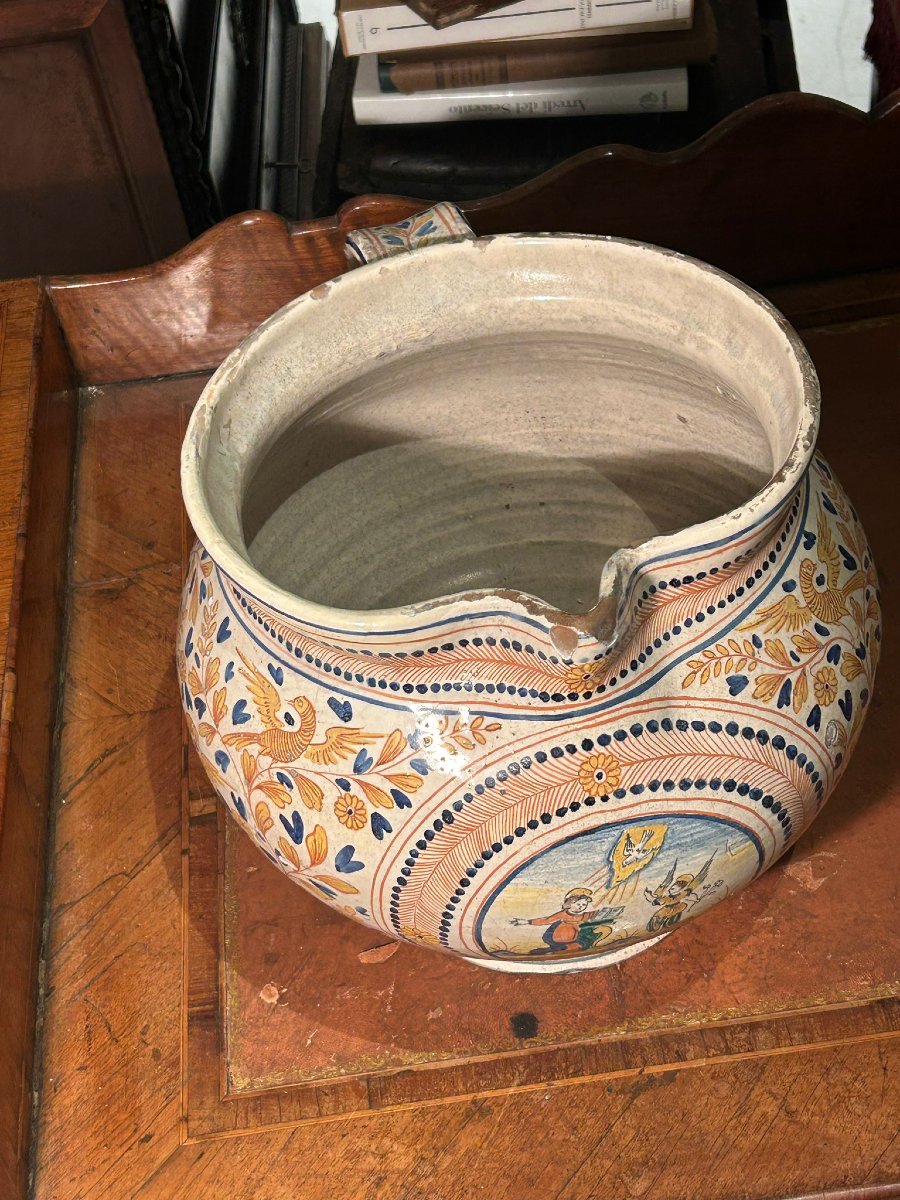 Large Deruta Apothecary Jug, Mid-17th Century-photo-2