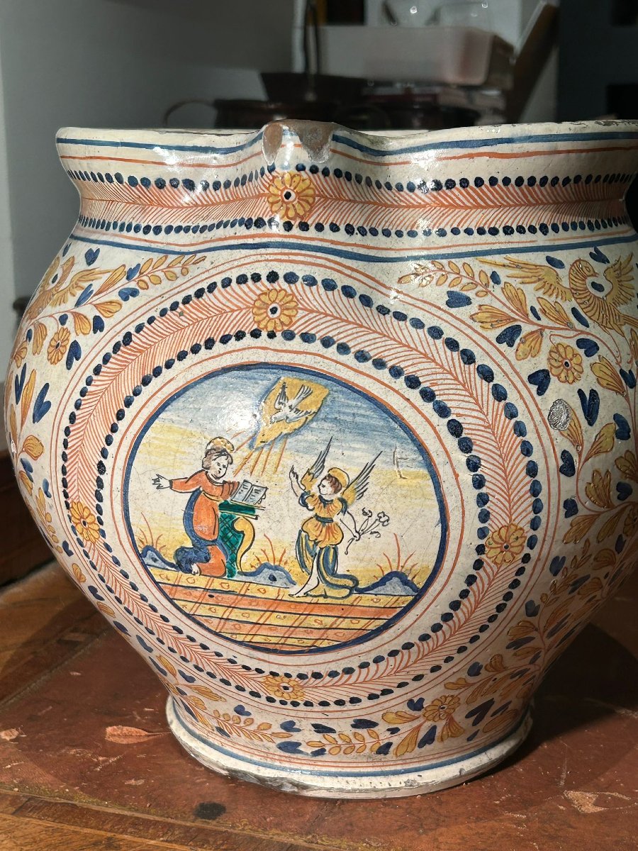 Large Deruta Apothecary Jug, Mid-17th Century-photo-8