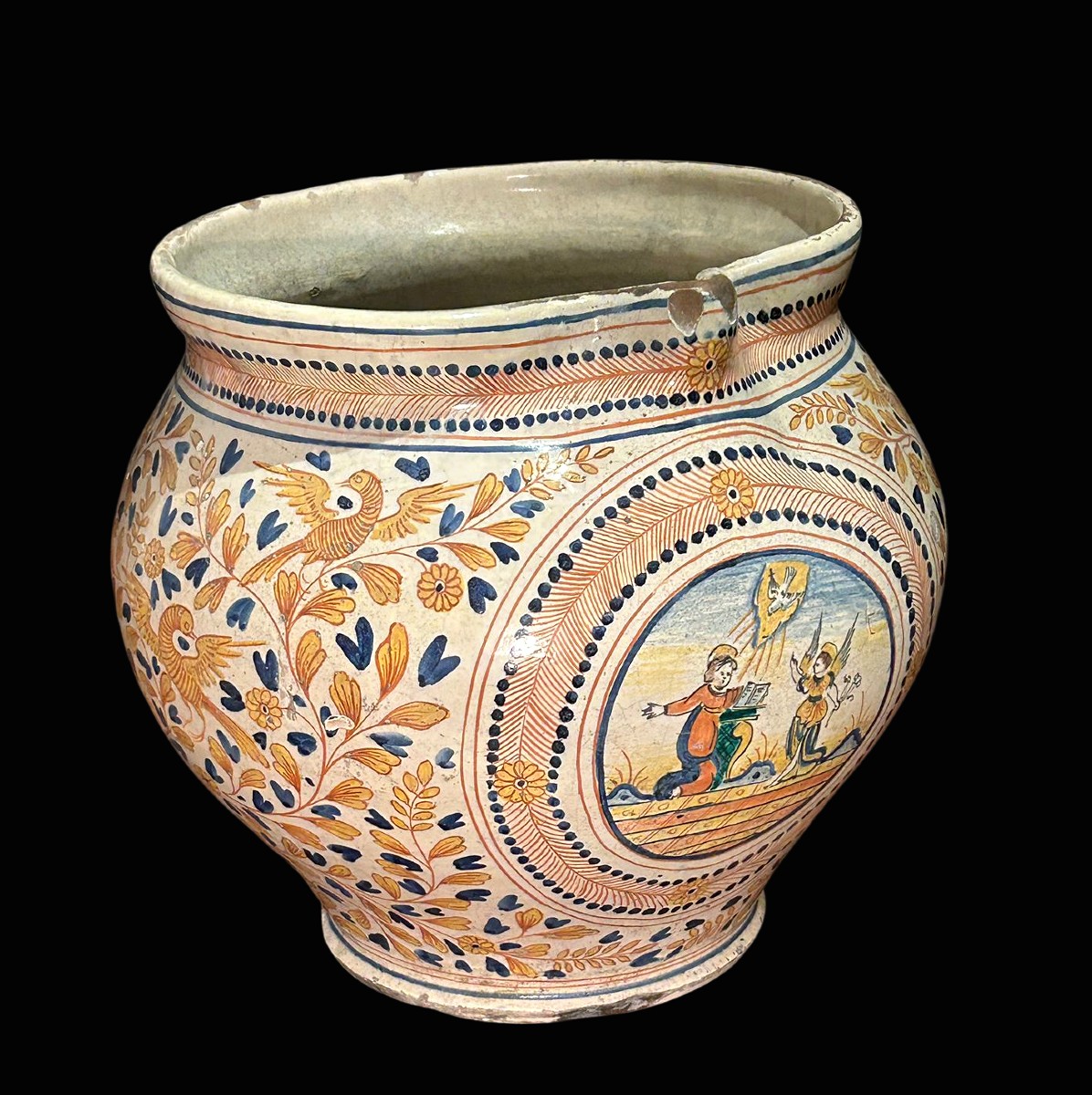 Large Deruta Apothecary Jug, Mid-17th Century