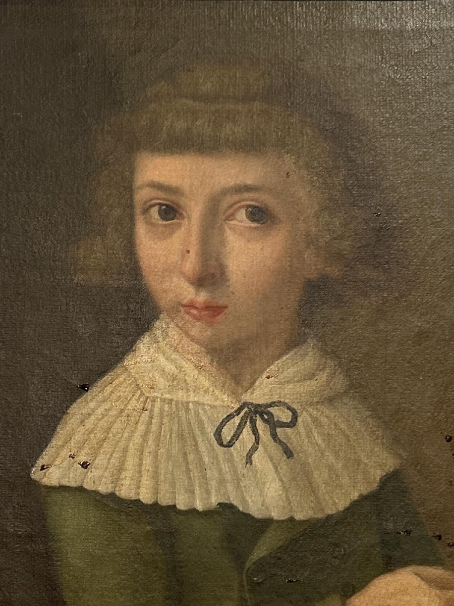Portrait Of A Noble Young Woman From The Late 18th Century-photo-3