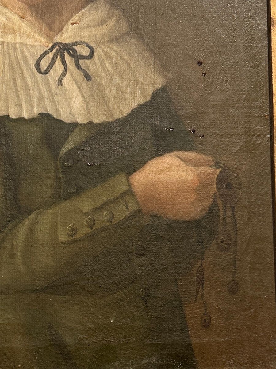 Portrait Of A Noble Young Woman From The Late 18th Century-photo-4