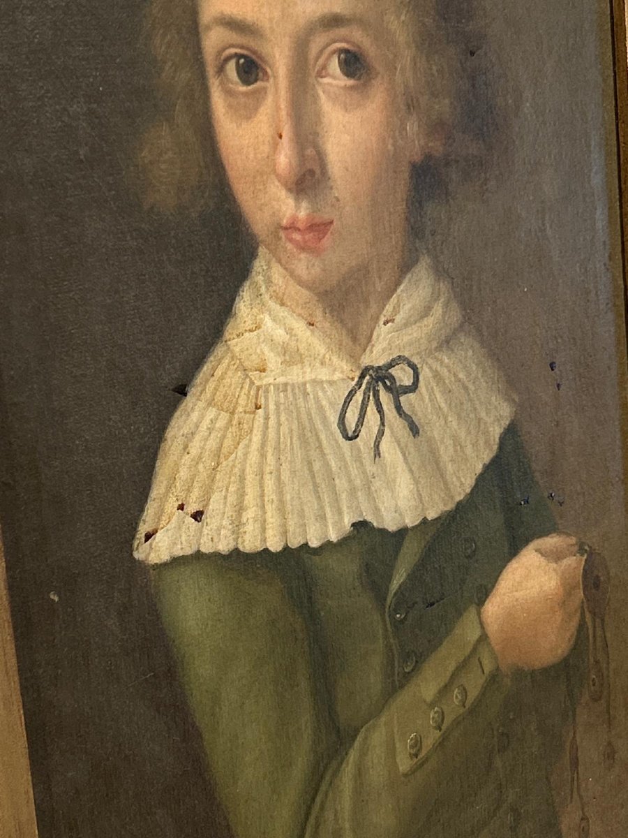 Portrait Of A Noble Young Woman From The Late 18th Century-photo-2