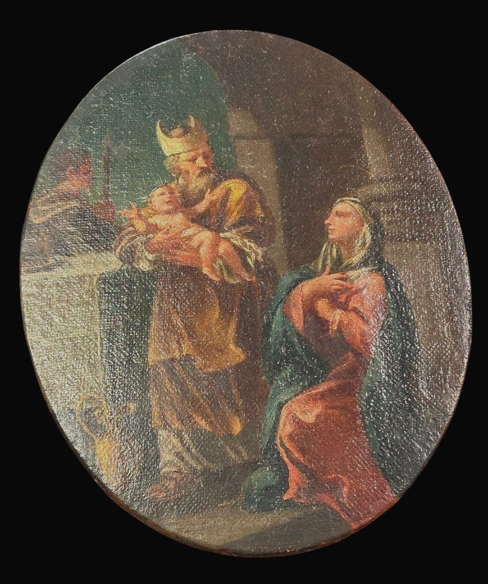 N. 6 Scenes From The "mysteries Of The Rosary" - Central Italy Follower Of Maratta, XVII C.-photo-3