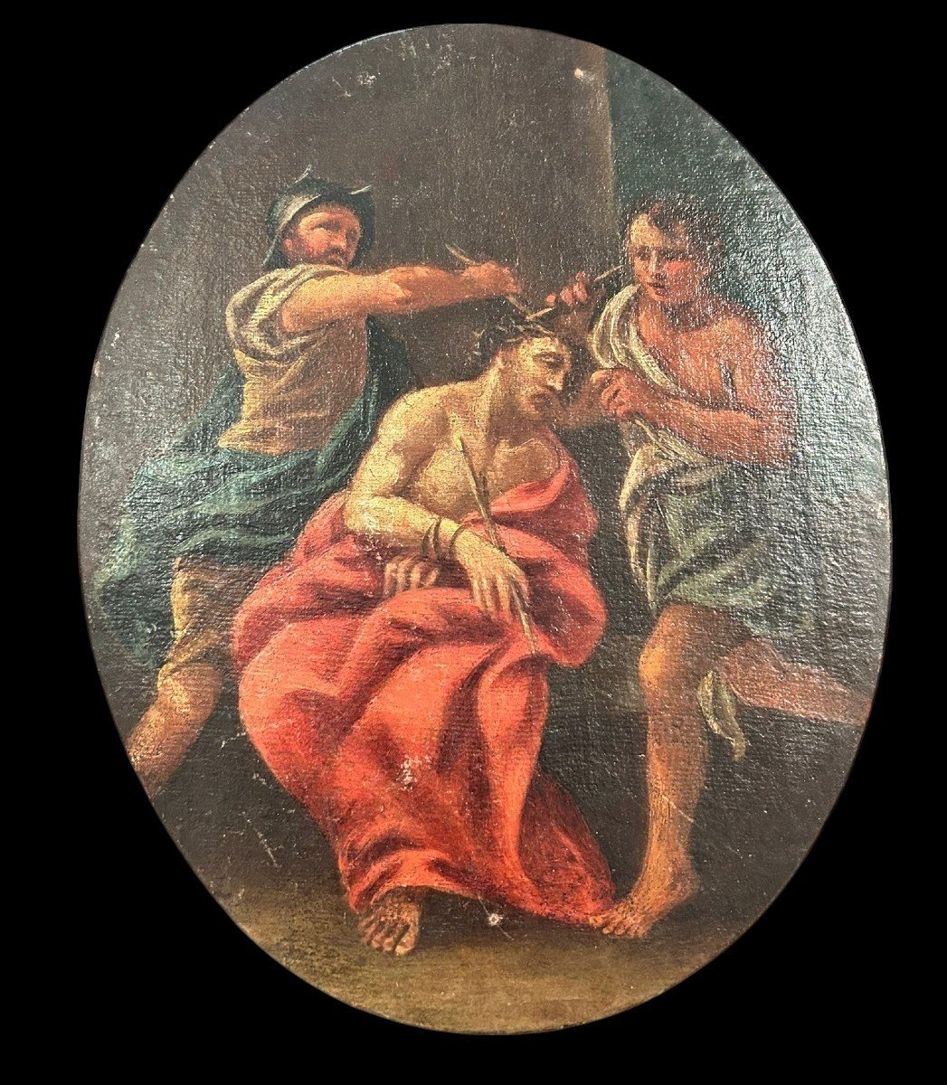 N. 6 Scenes From The "mysteries Of The Rosary" - Central Italy Follower Of Maratta, XVII C.-photo-2