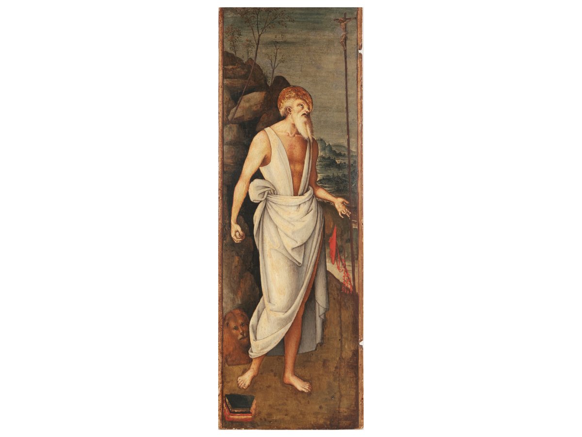 St. Jerome, Attributed To The Master Of The Greenville Tondo, A Tuscan Pupil Of Pietro Vannucci-photo-3