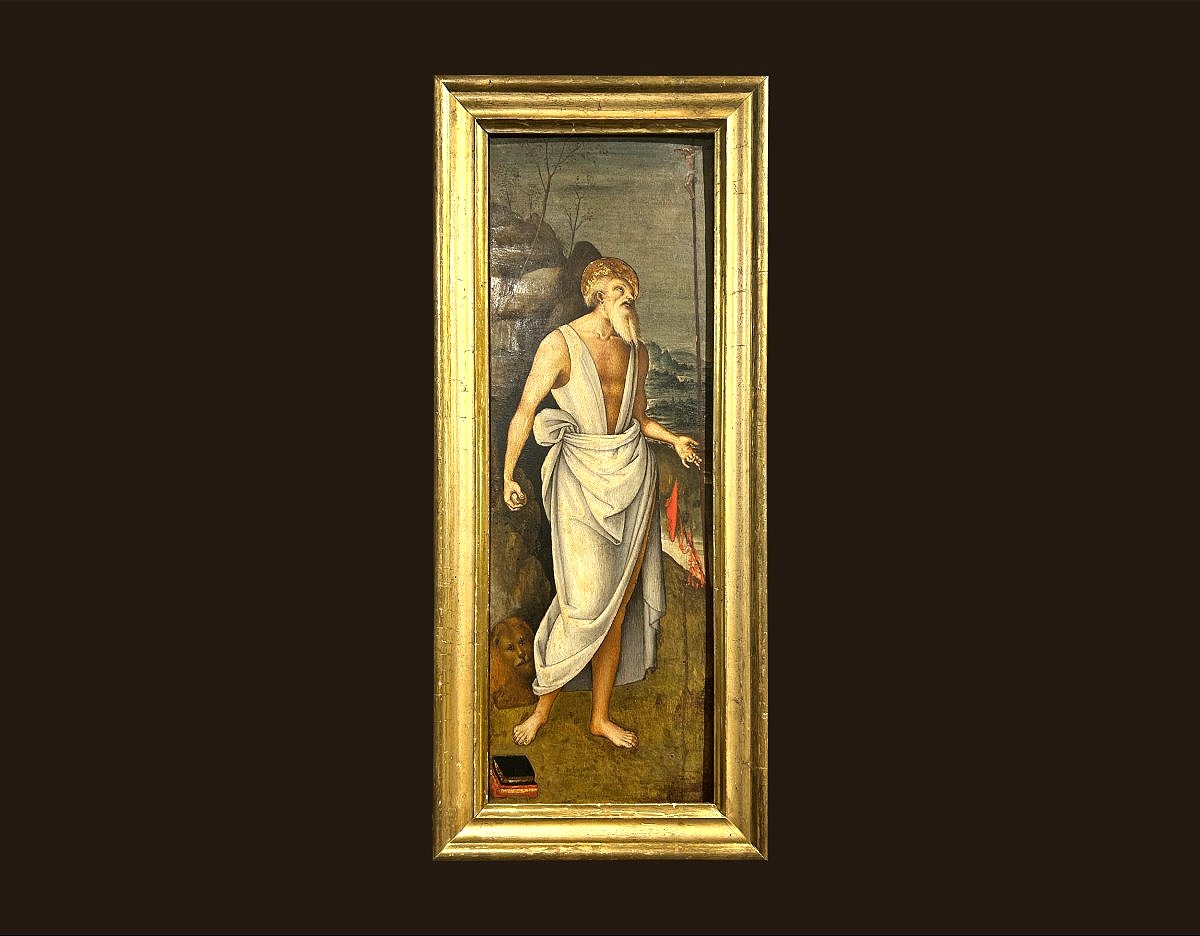 St. Jerome, Attributed To The Master Of The Greenville Tondo, A Tuscan Pupil Of Pietro Vannucci